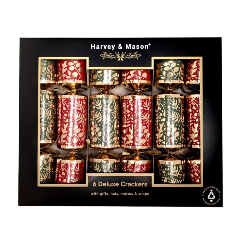 5015302182571 1 Harvey Mason Deluxe Green Red Crackers.jpg